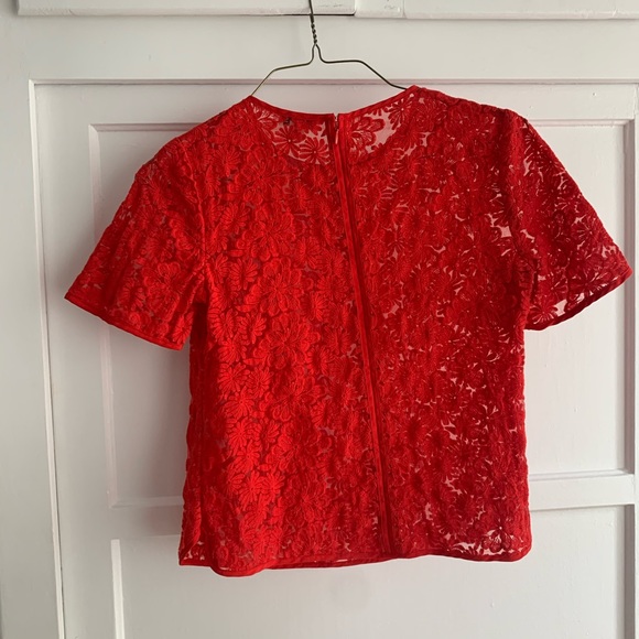 REISS BRAND sheer floral top! - Picture 3 of 5